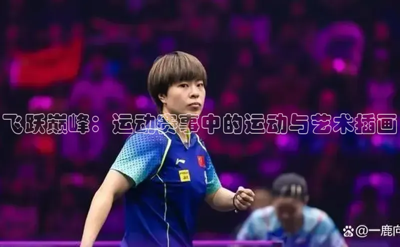 飞跃巅峰：运动赛事中的运动与艺术插画